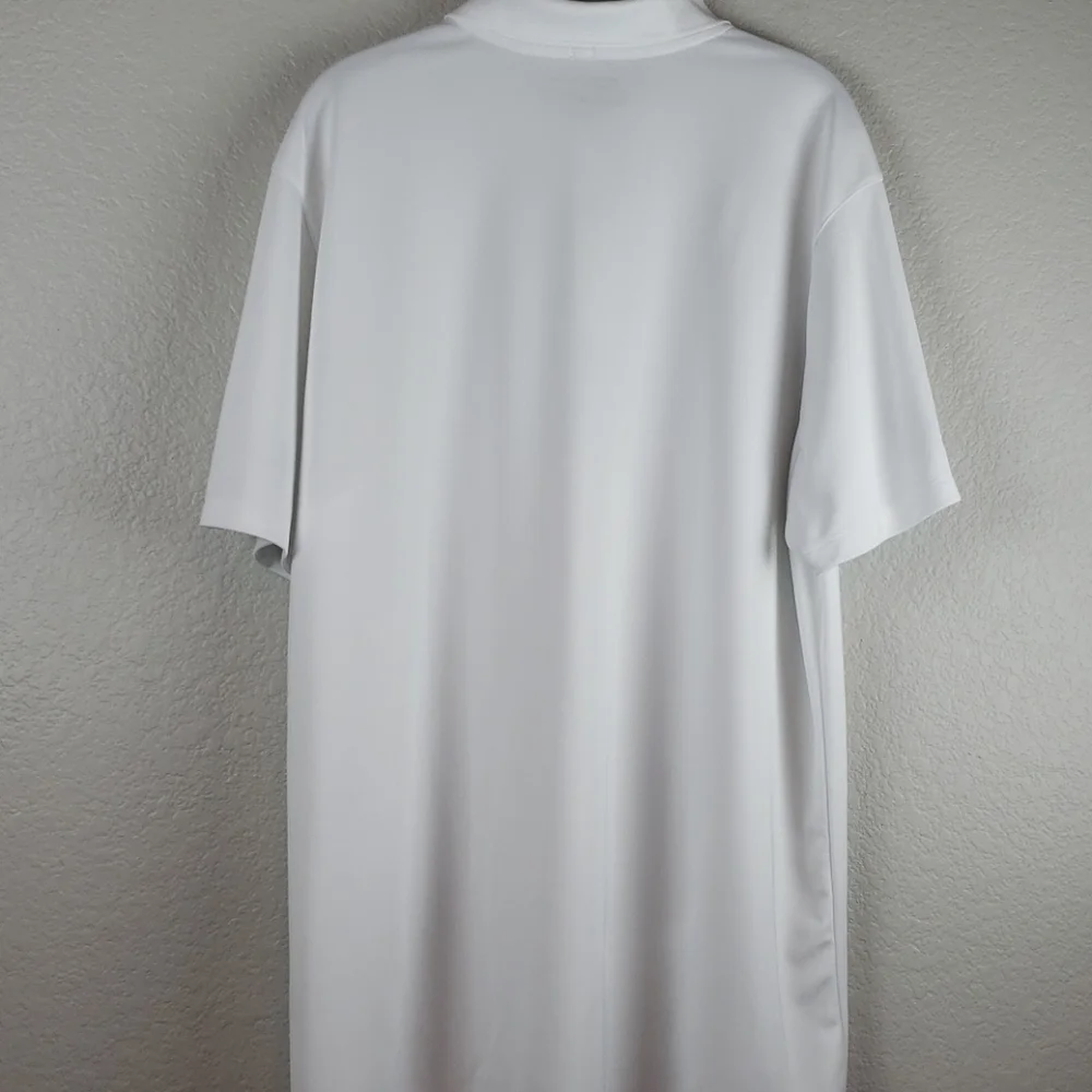 Nike | Men's White Activewear Tiburon Golf Club Omaha NE Polo XL